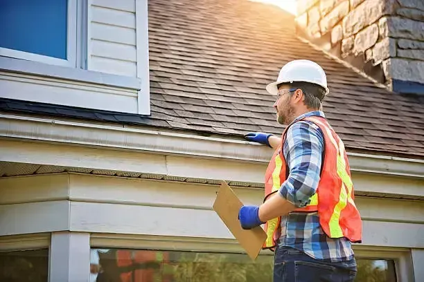 Roof and structural components inspected during a home inspection